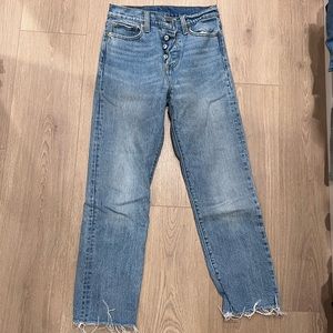 High rise Wedgie Levi’s jeans size 25